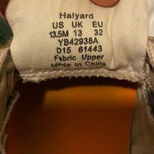 Boys Sperry canvas top-siders